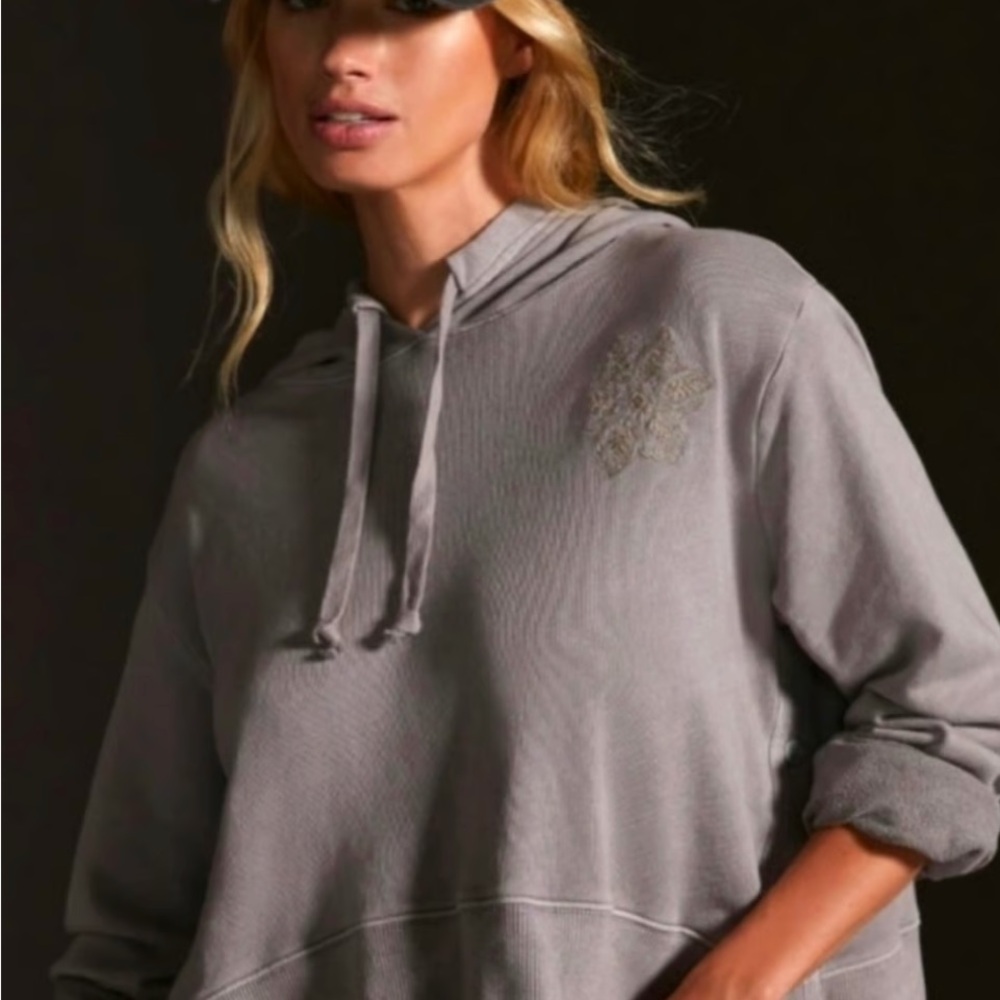 Boho cropped hoodie from Anthro.